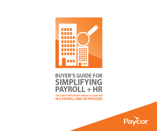 Buyer’s Guide for Simplifying HR and Payroll