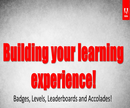 Building your Learning Experience! What’s it all about?
