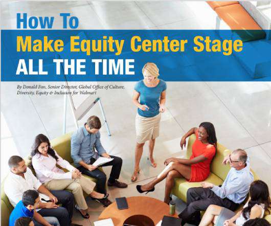 How to Make Equity Center Stage All the Time